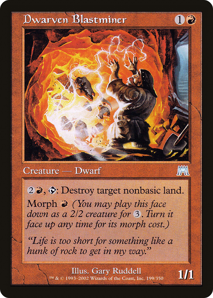 Dwarven Blastminer (ONS-199)  Foil - Onslaught