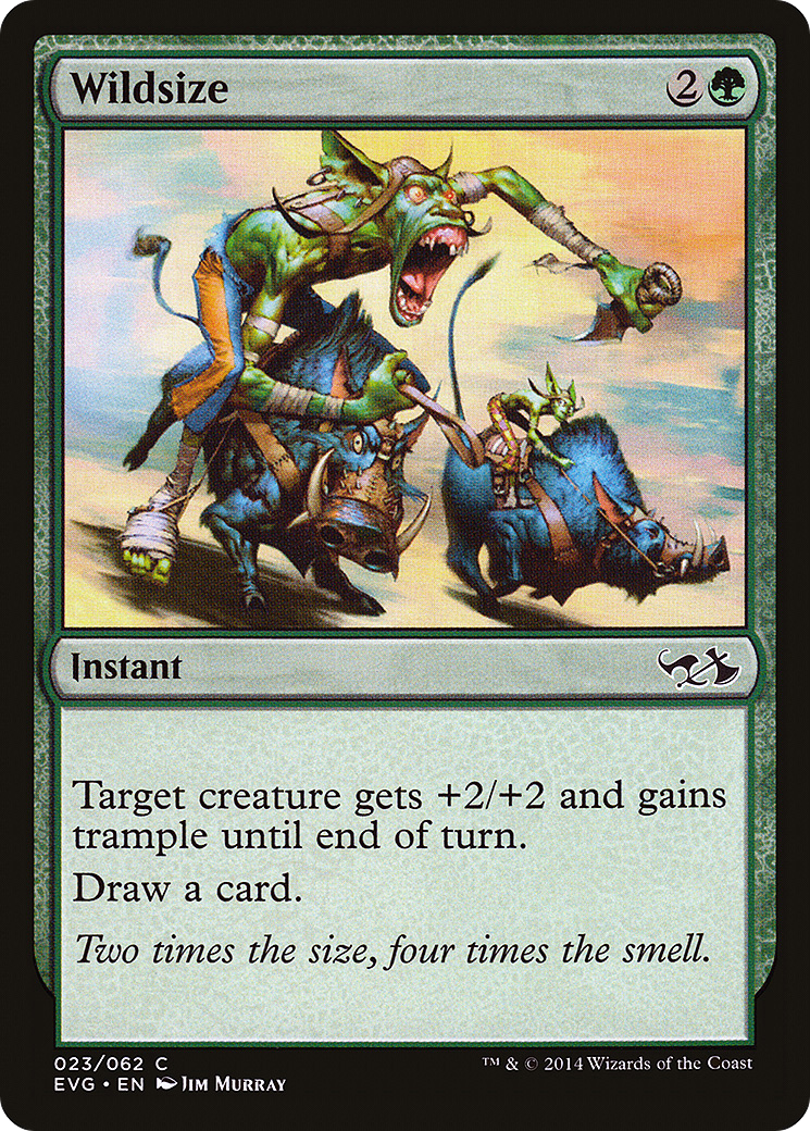 Wildsize (DD3-)  Foil - Duel Decks Anthology: Elves vs. Goblins