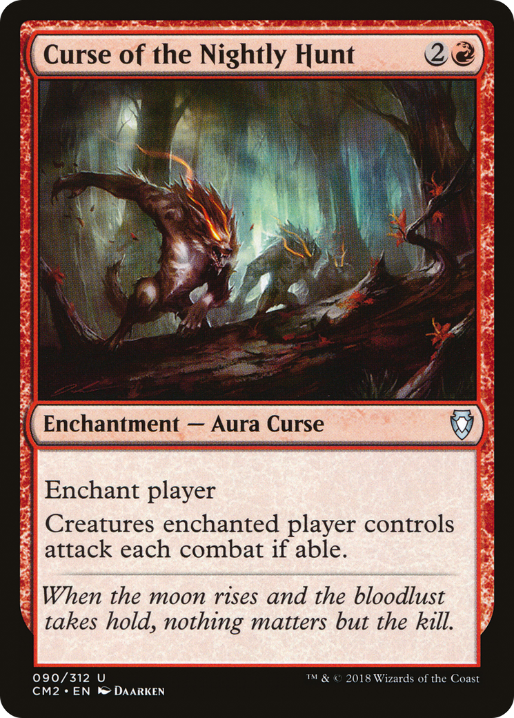 Curse of the Nightly Hunt (CM2-090)  - Commander Anthology Volume II