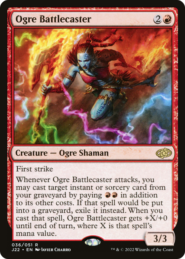 Ogre Battlecaster (J22-036)  - Jumpstart 2022