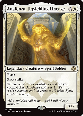 Anafenza, Unyielding Lineage (TDM-002)  - Tarkir: Dragonstorm