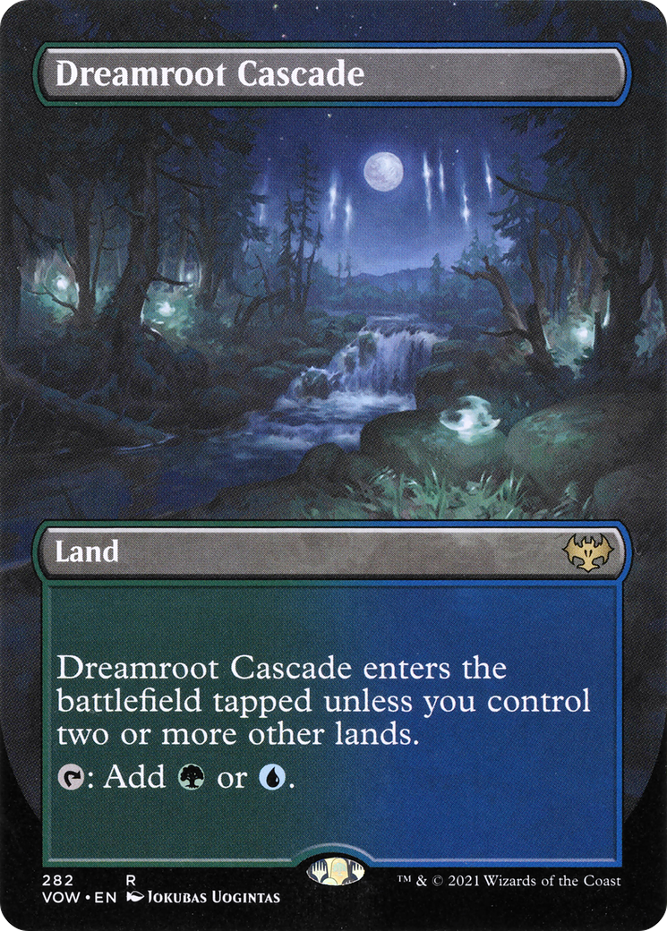 Dreamroot Cascade (Borderless) (VOW-282)  Foil - Innistrad: Crimson Vow (Borderless)