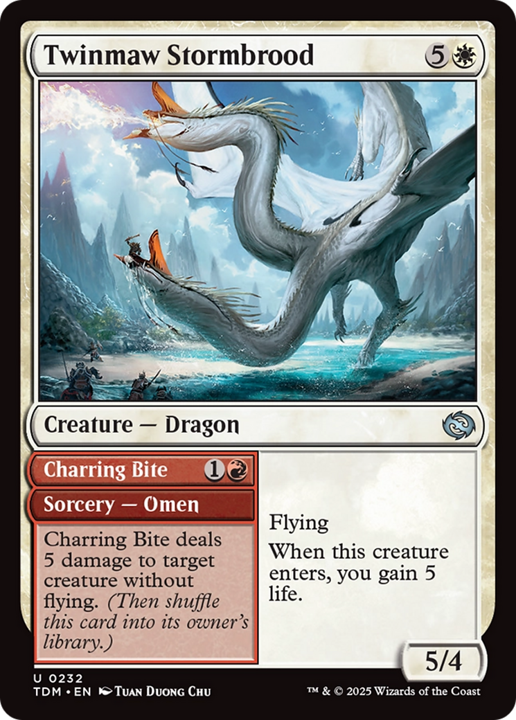 Twinmaw Stormbrood (TDM-232)  Foil - Tarkir: Dragonstorm
