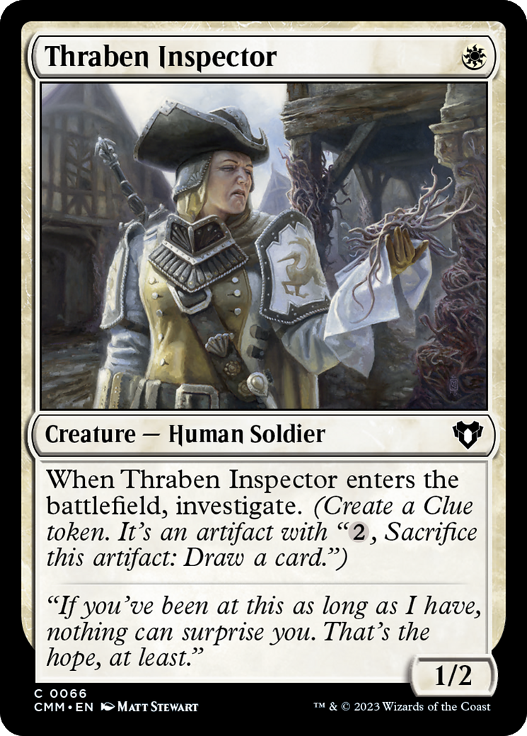Thraben Inspector (CMM-066)  - Commander Masters