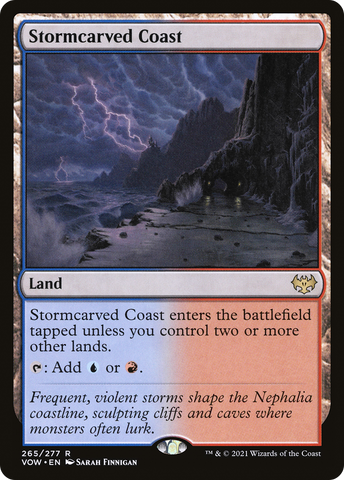 Stormcarved Coast (VOW-265)  Foil - Innistrad: Crimson Vow