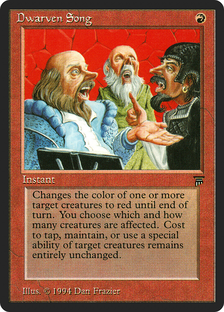 Dwarven Song (LEG-)  - Legends