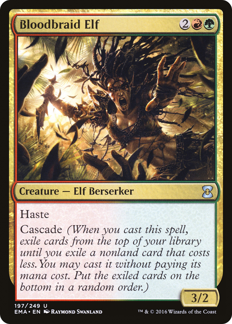 Bloodbraid Elf (EMA-197)  Foil - Eternal Masters