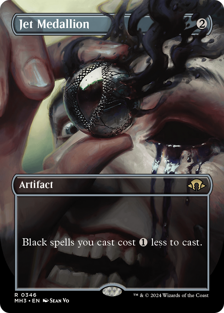Jet Medallion (Borderless) (MH3-346)  - Modern Horizons 3