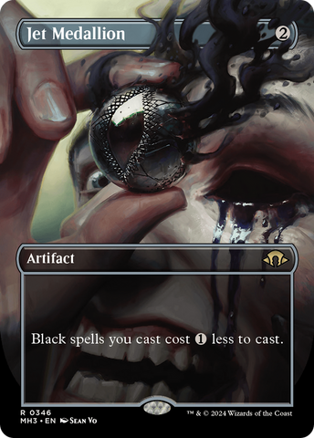 Jet Medallion (Borderless) (MH3-346)  - Modern Horizons 3