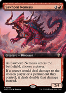 Sawhorn Nemesis (Extended Art) (M3C-060) - Modern Horizons 3 Commander: (Extended Art)