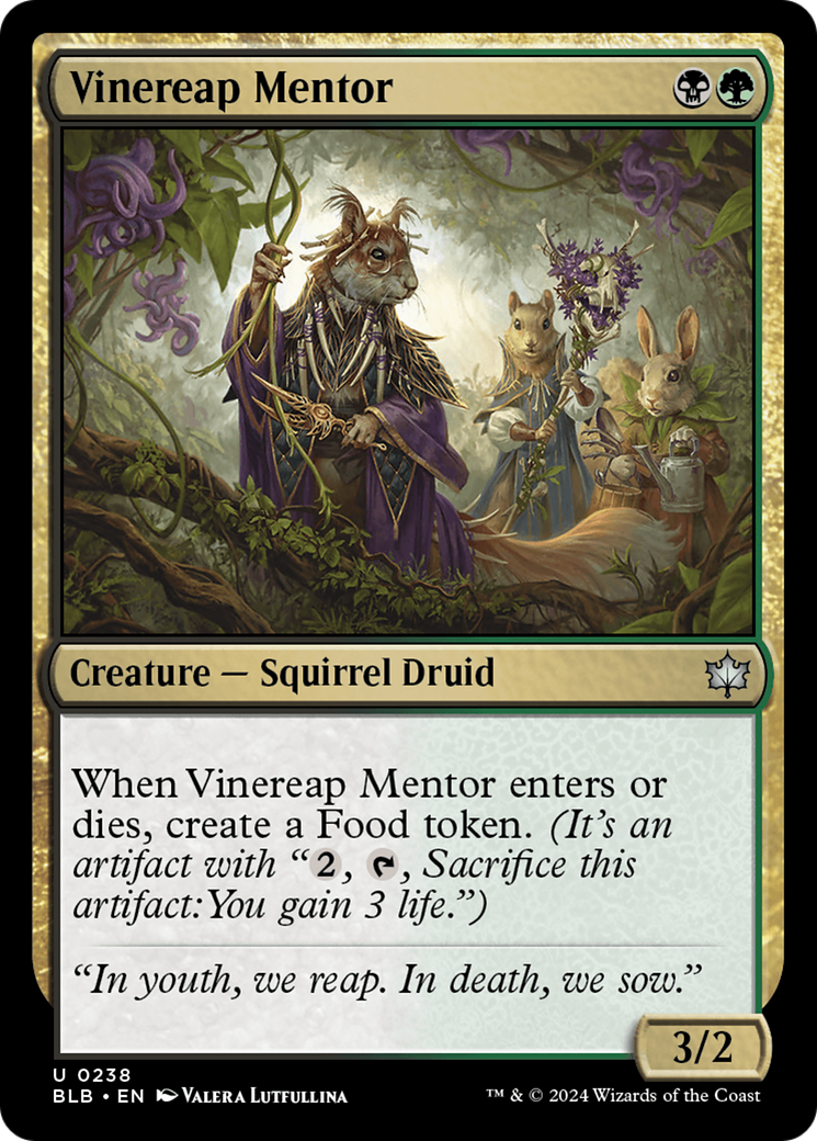 Vinereap Mentor (BLB-238)  - Bloomburrow