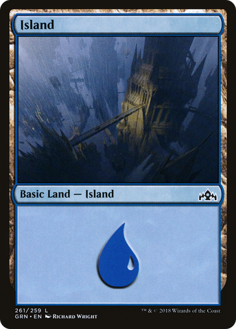 Island (GRN-261)  Foil - Guilds of Ravnica