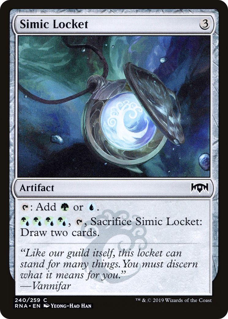 Simic Locket (RNA-240)  - Ravnica Allegiance