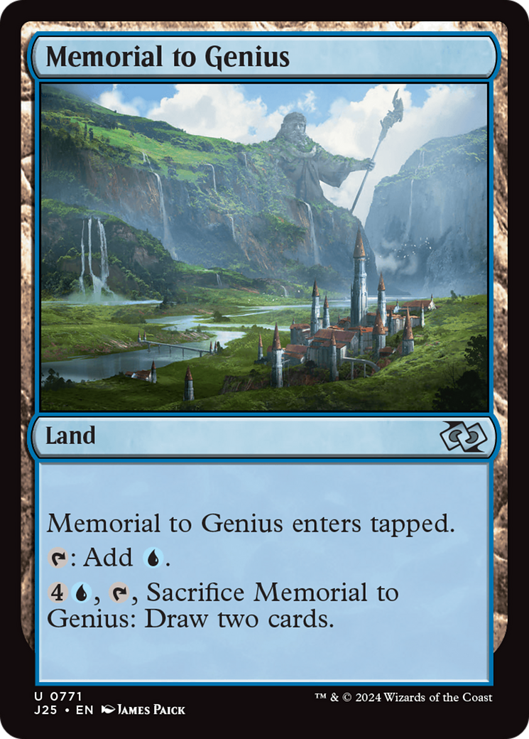 Memorial to Genius (J25-771)  - Foundations Jumpstart