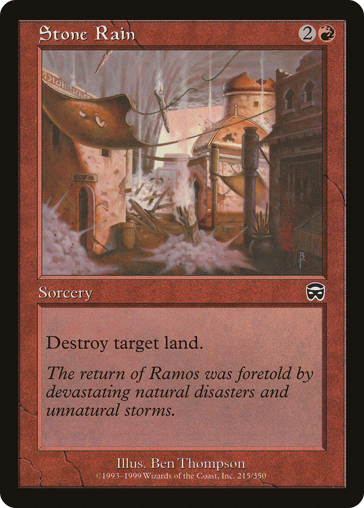 Stone Rain (MMQ-215)  Foil - Mercadian Masques