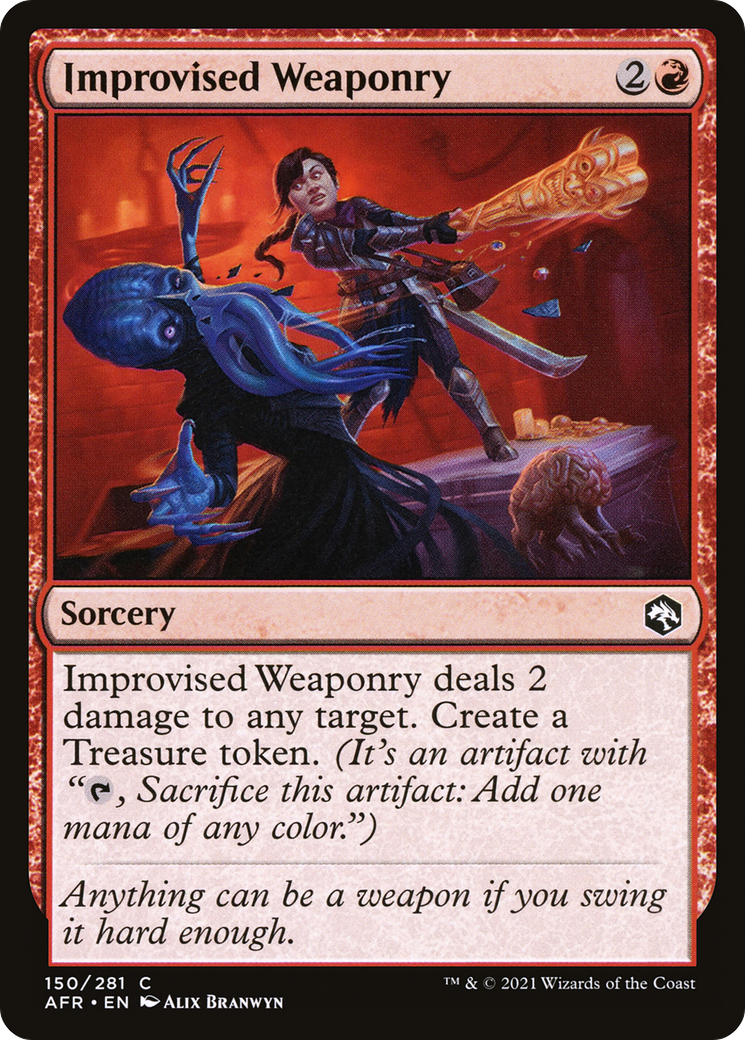 Improvised Weaponry (AFR-150)  Foil - Adventures in the Forgotten Realms