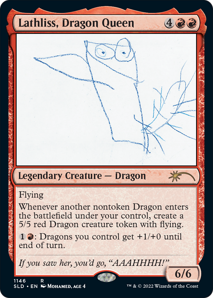 Lathliss, Dragon Queen (1146) (SLD-1146)  Foil - Secret Lair Drop
