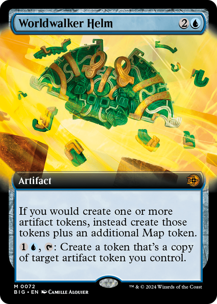 Worldwalker Helm (Extended Art) (BIG-072)  Foil - The Big Score: (Extended Art)