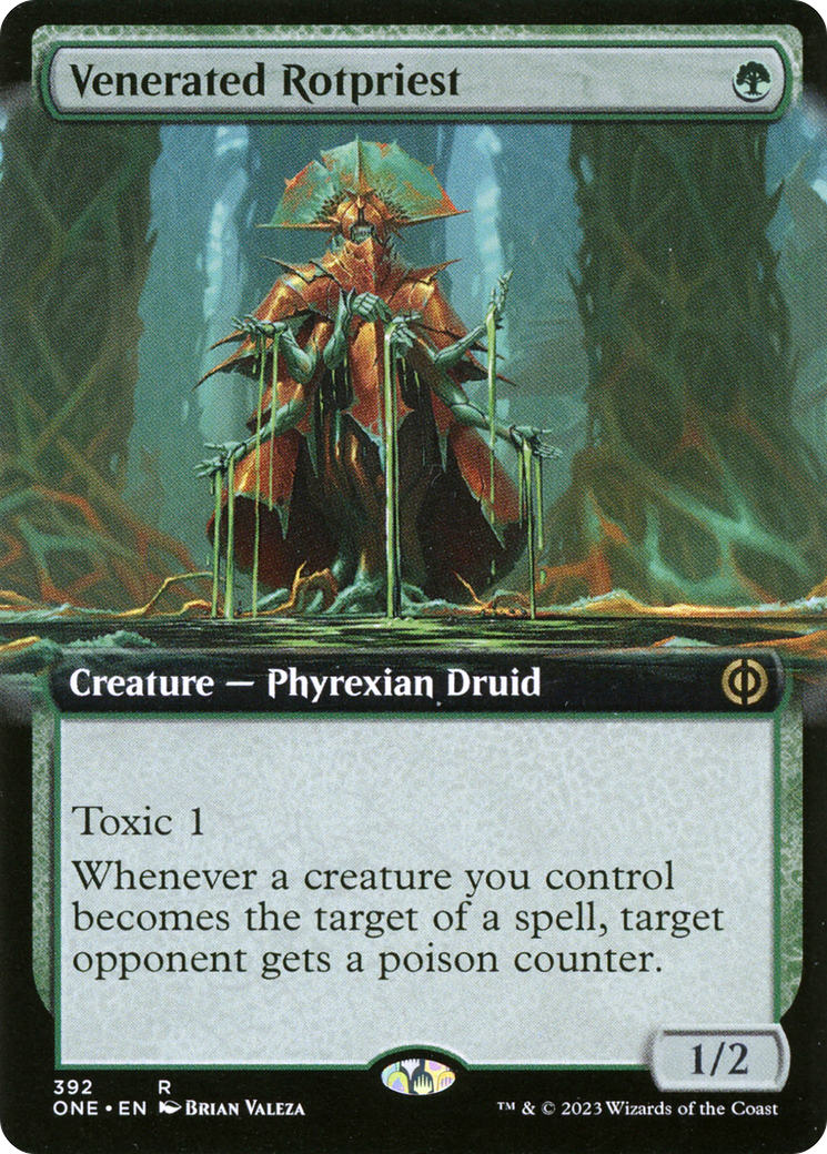 Venerated Rotpriest (Extended Art) (ONE-392)  Foil - Phyrexia: All Will Be One: (Extended Art)