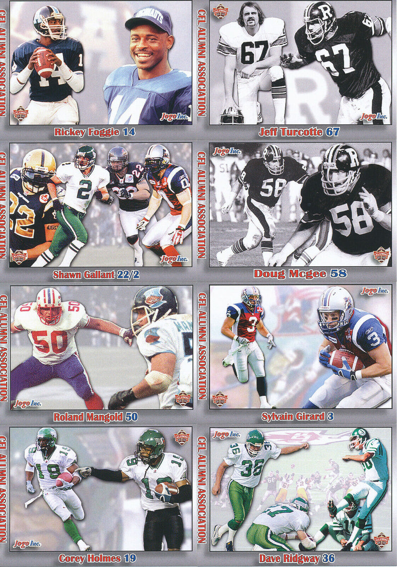 2015 Jogo CFL Alumni Association Series 8 Set of 20 Cards (