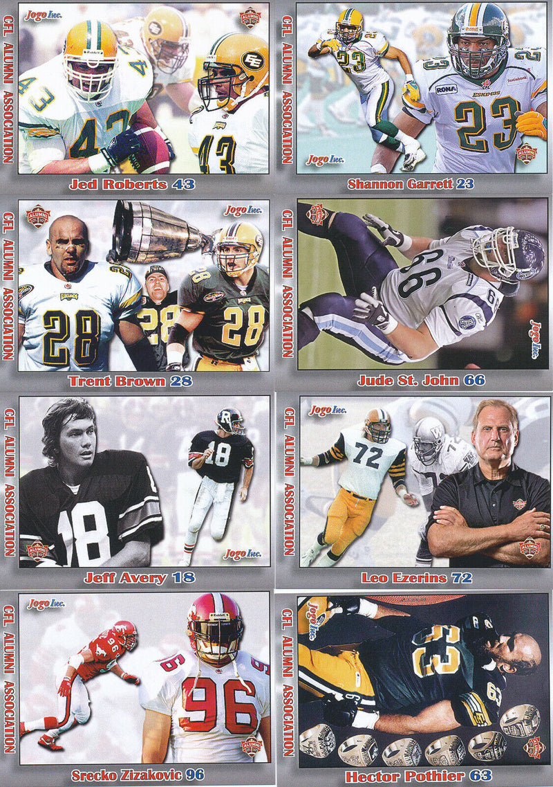 2013 Jogo CFL Alumni Association Series 1 Set of 20 Cards (