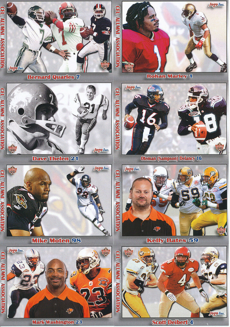 2014 Jogo CFL Alumni Association Series 6 Set of 20 Cards (