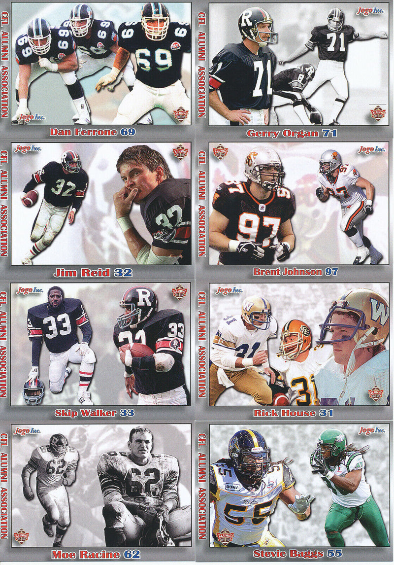 2014 Jogo CFL Alumni Association Series 4 Set of 20 Cards (
