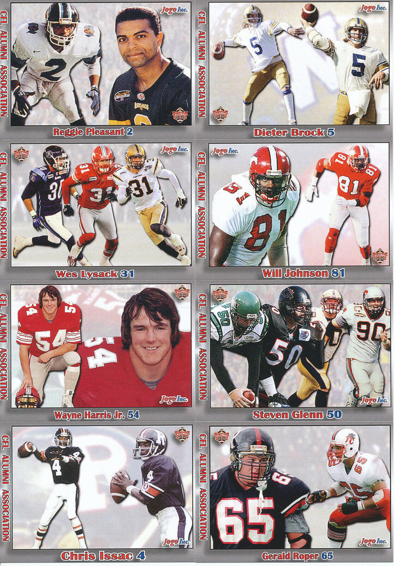 2014 Jogo CFL Alumni Association Series 7 Set of 20 Cards (
