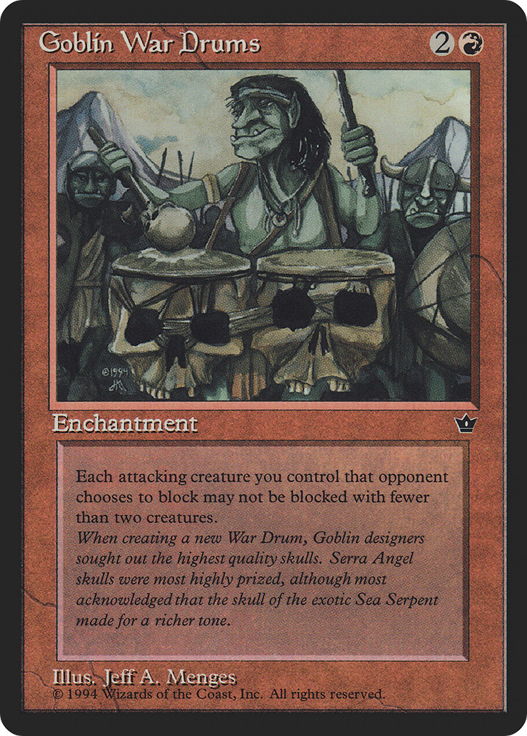 Goblin War Drums (Menges) (FEM-)  - Fallen Empires