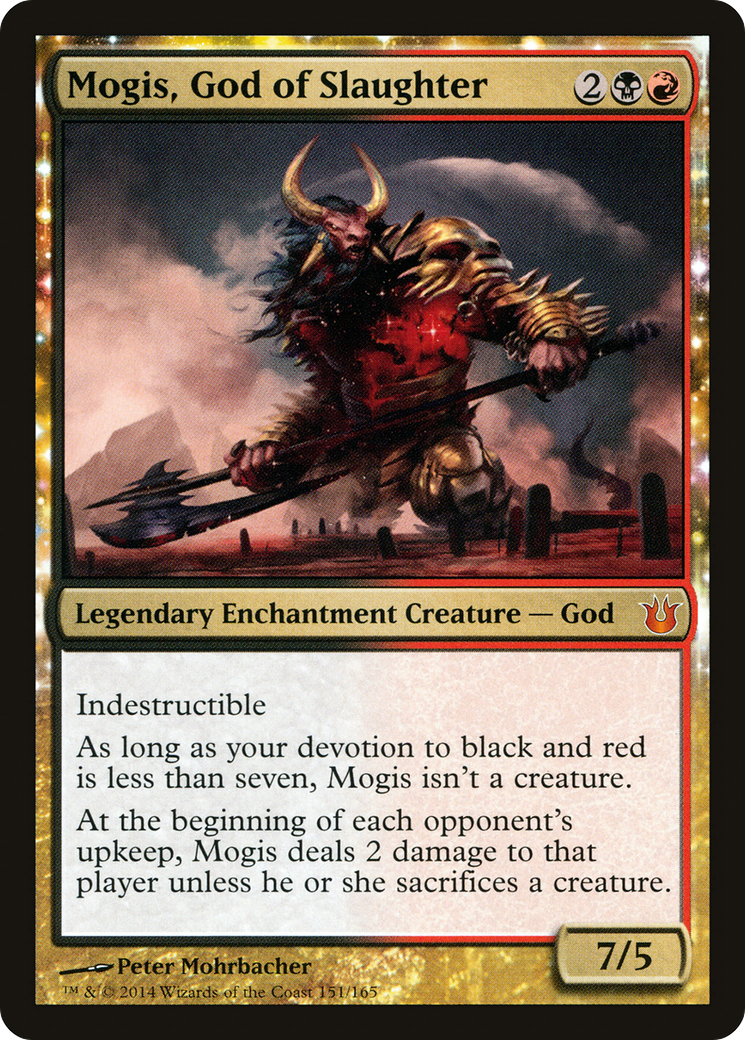 Mogis, God of Slaughter (BNG-151)  Foil - Born of the Gods: (enchantment)