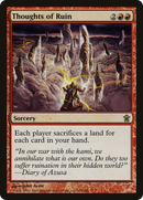 Thoughts of Ruin (SOK-118)  Foil - Saviors of Kamigawa