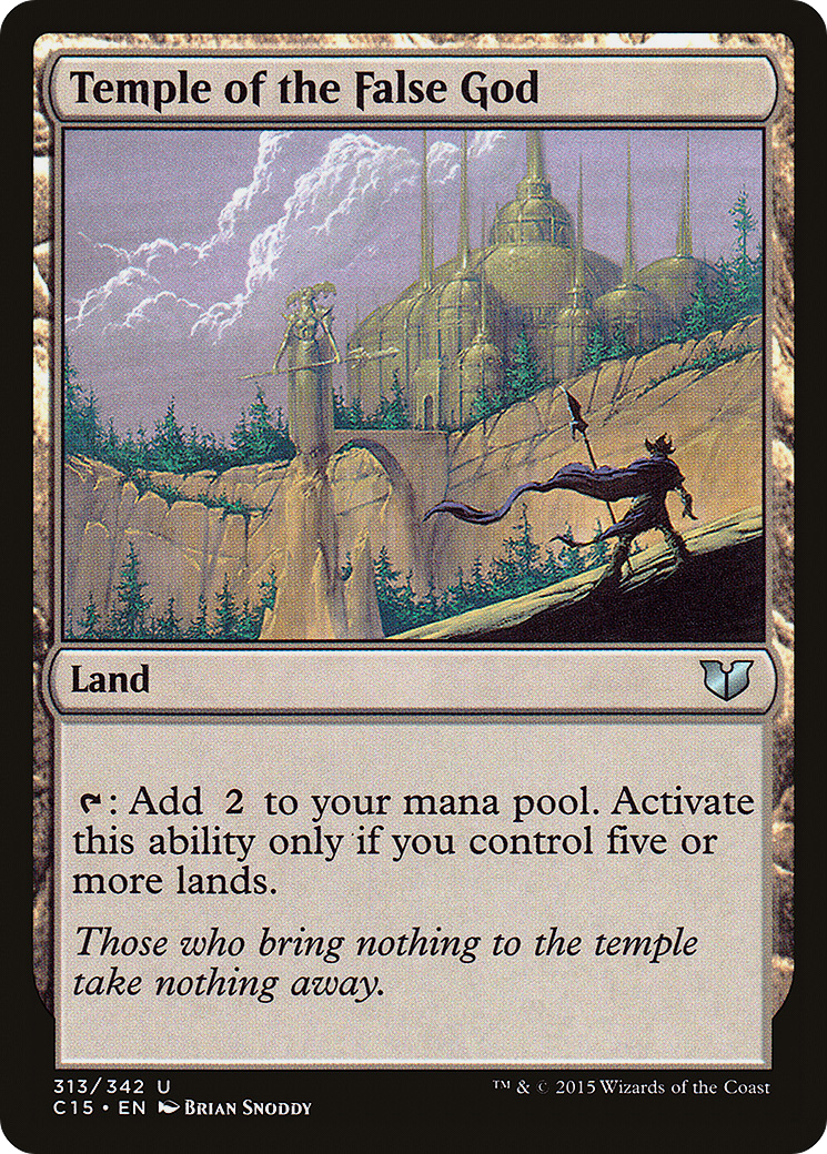 Temple of the False God (C15-313)  - Commander 2015