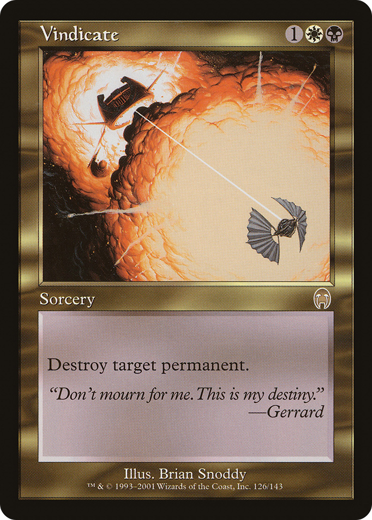 Vindicate (APC-126)  Foil - Apocalypse