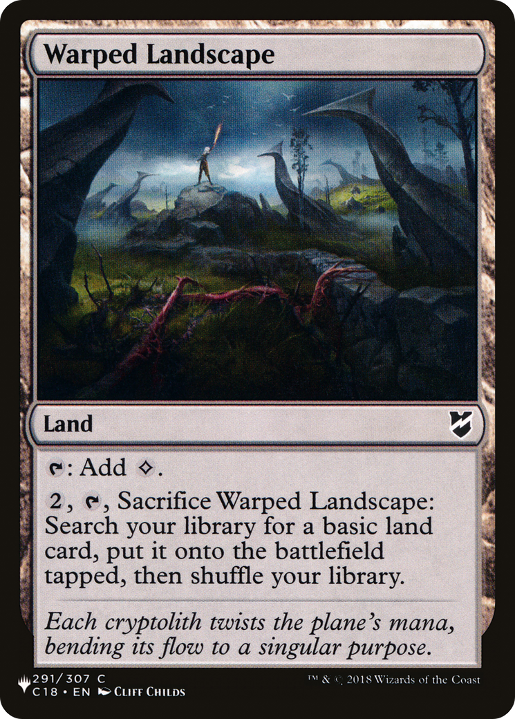 Warped Landscape (LIST-C18-291)  - The List