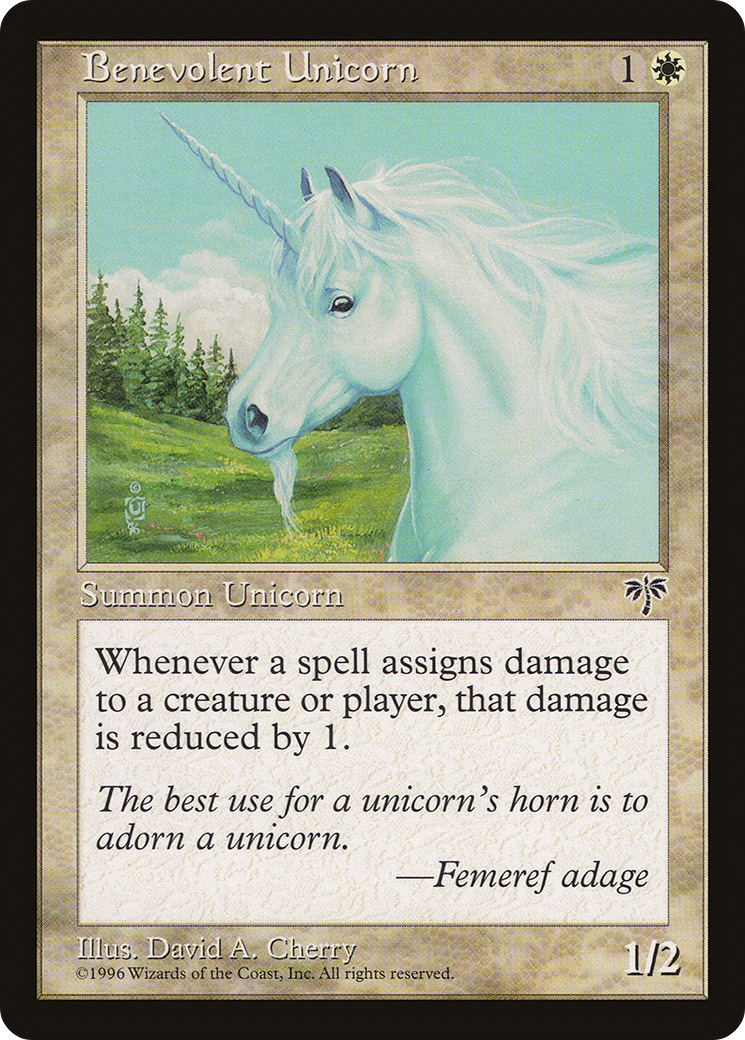Benevolent Unicorn (MIR-)  - Mirage
