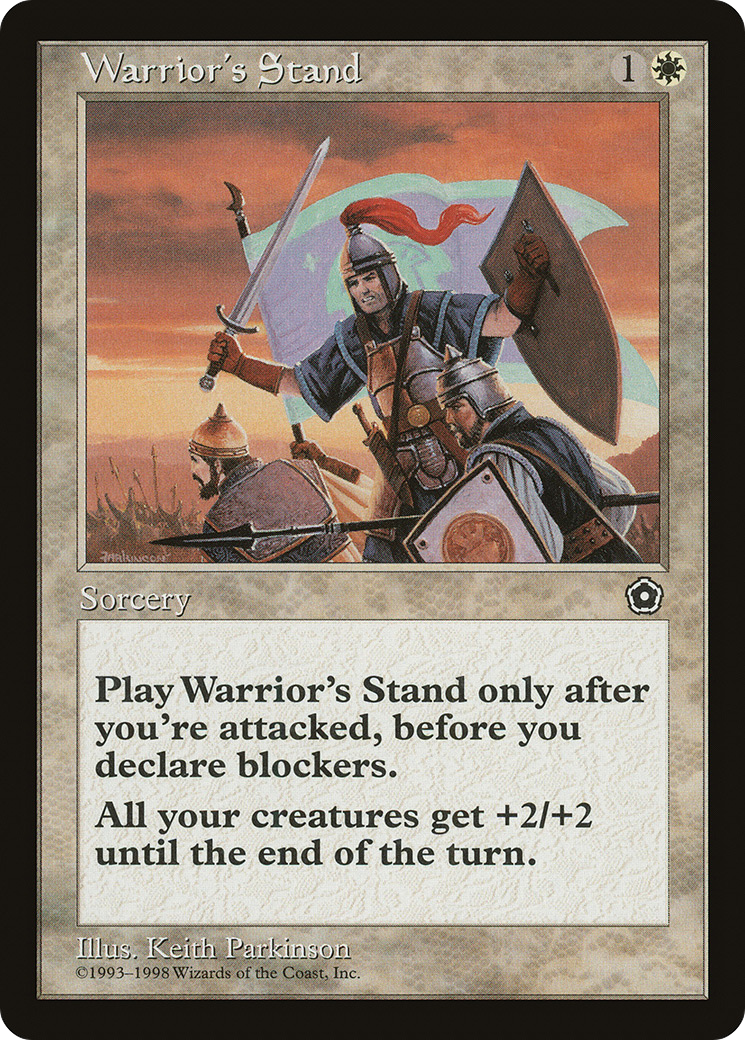 Warrior's Stand (P02-029)  - Portal Second Age