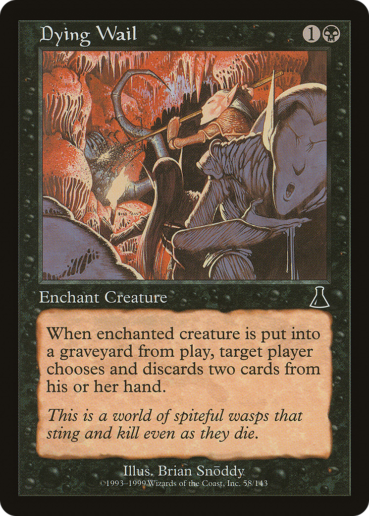 Dying Wail (UDS-058)  Foil - Urza's Destiny