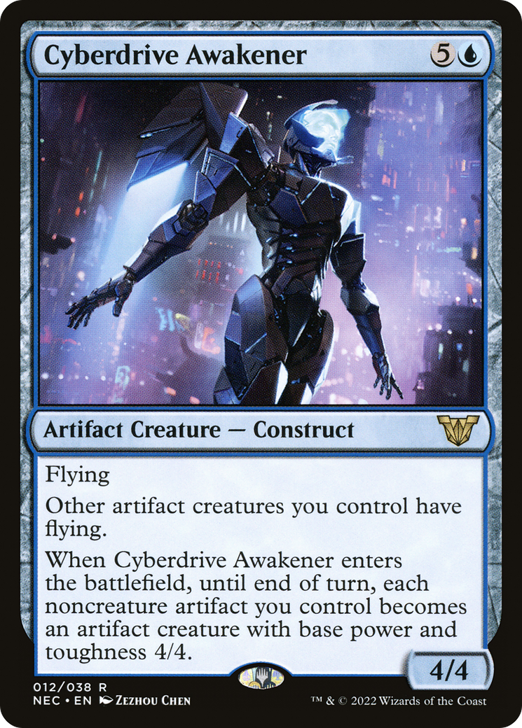Cyberdrive Awakener (NEC-012)  - Neon Dynasty Commander
