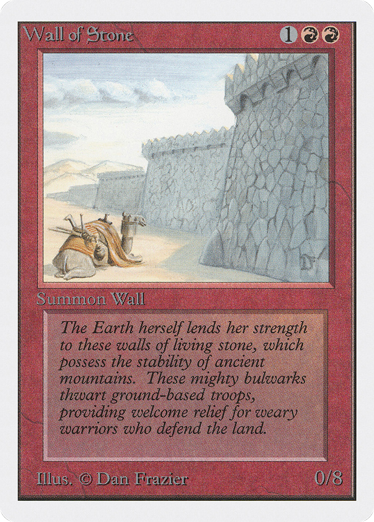 Wall of Stone (2ED-)  - Unlimited Edition