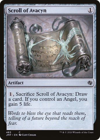 Scroll of Avacyn (JMP-483)  - Jumpstart