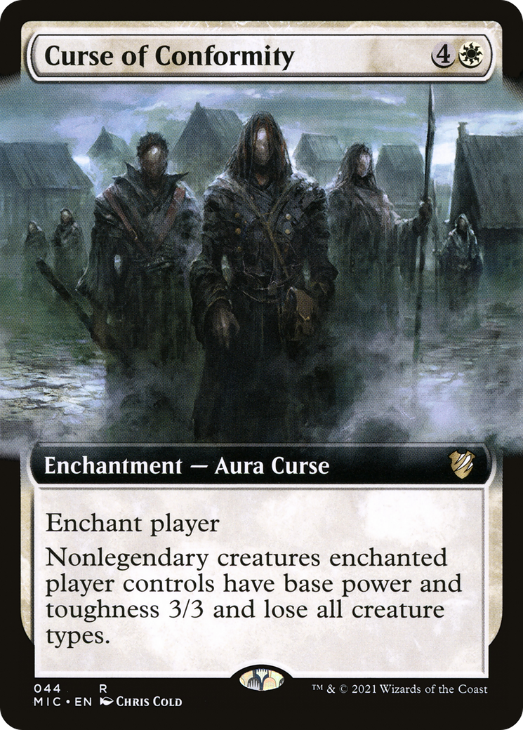 Curse of Conformity (Extended Art) (MIC-044)  - Midnight Hunt Commander: (Extended Art)
