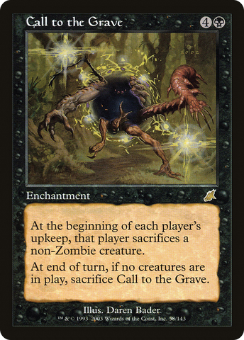 Call to the Grave (SCG-058)  Foil - Scourge