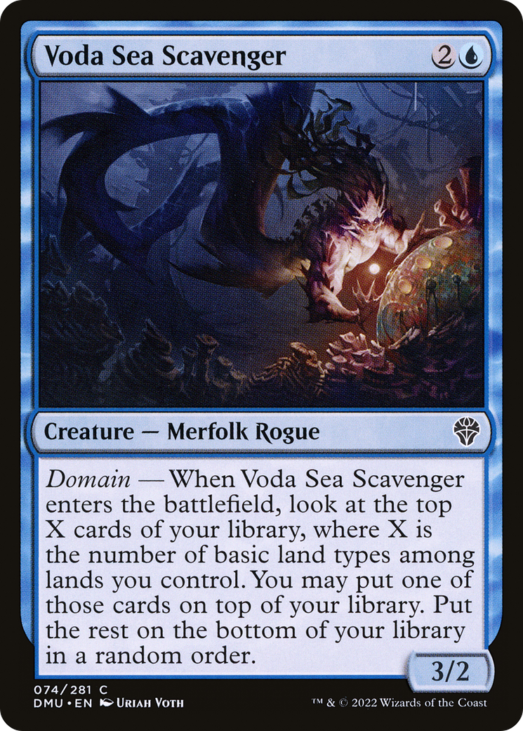 Voda Sea Scavenger (DMU-074)  - Dominaria United