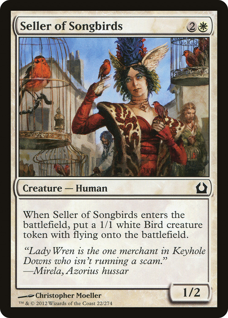 Seller of Songbirds (RTR-022)  - Return to Ravnica