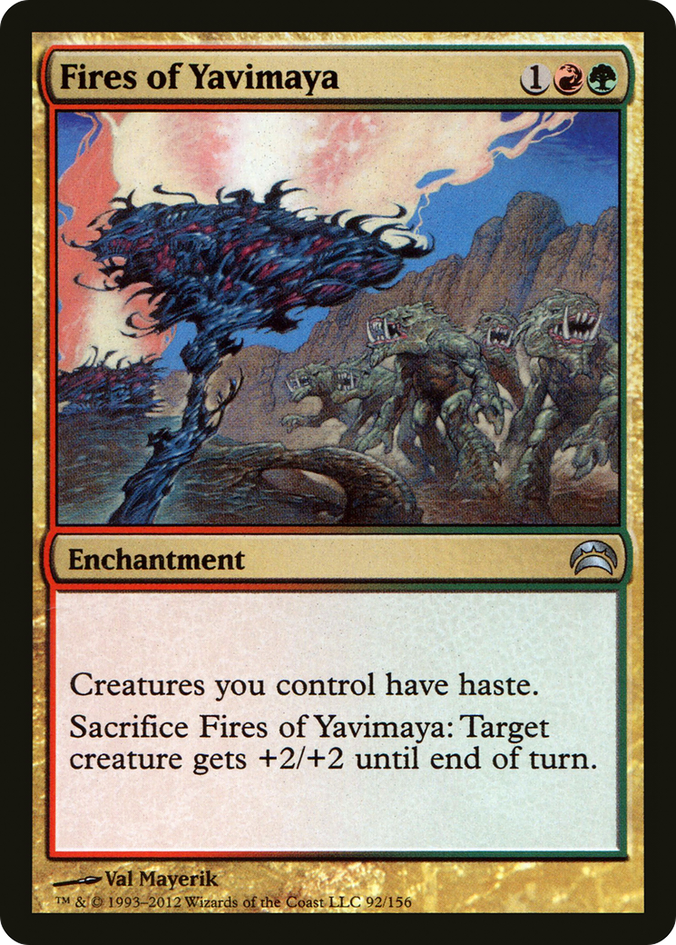 Fires of Yavimaya (PC2-092)  Foil - Planechase 2012