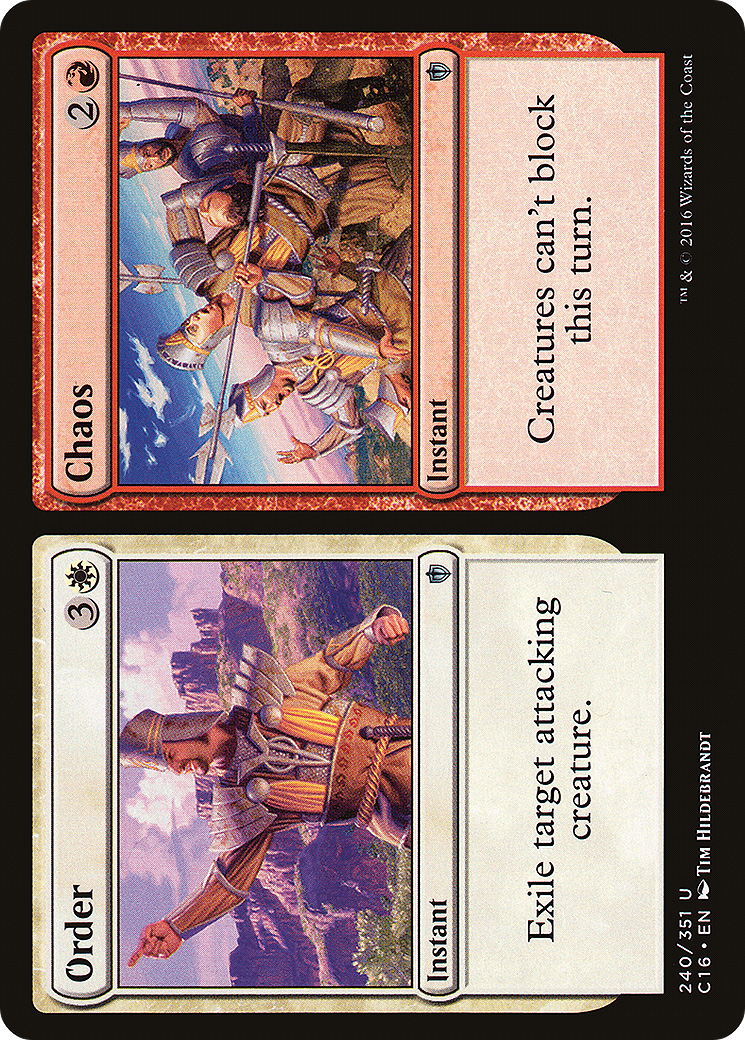 Order // Chaos (C16-240)  - Commander 2016