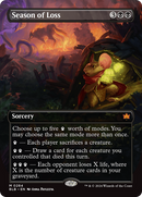Season of Loss (Borderless) (BLB-284)  Foil - Bloomburrow: (Showcase)