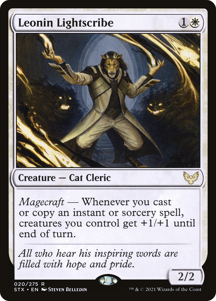 Leonin Lightscribe (STX-020)  - Strixhaven: School of Mages