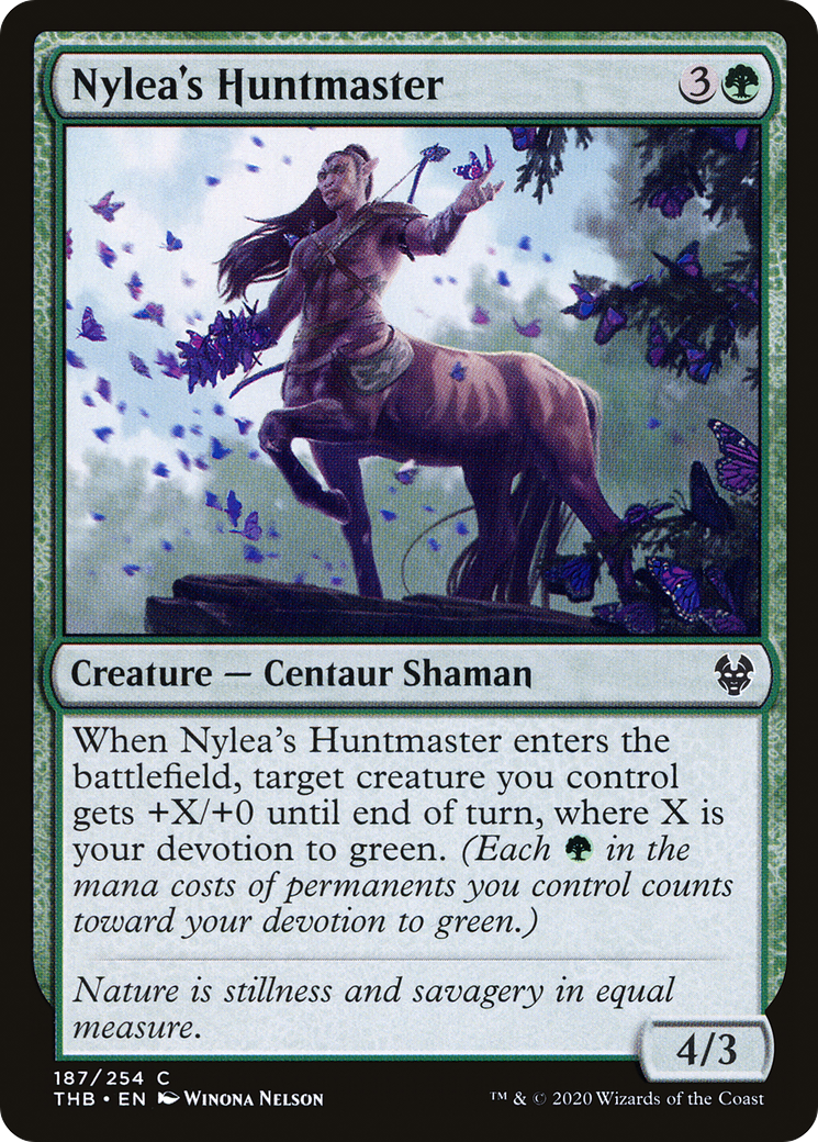 Nylea's Huntmaster (THB-187)  Foil - Theros Beyond Death