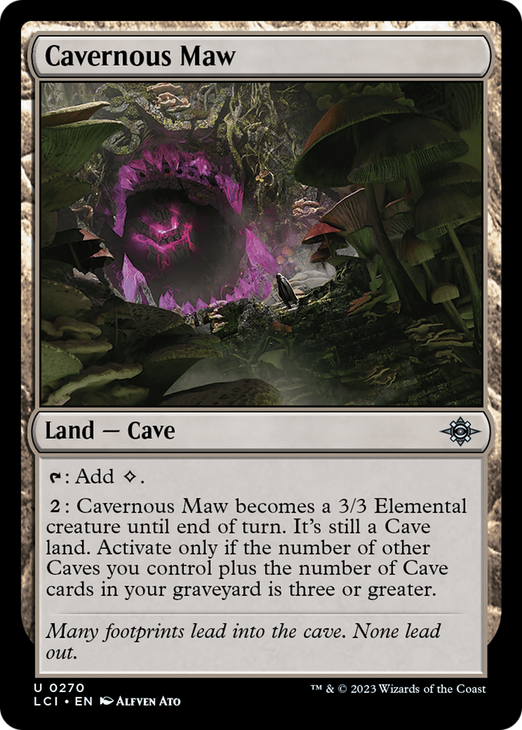 Cavernous Maw (LCI-270)  Foil - The Lost Caverns of Ixalan